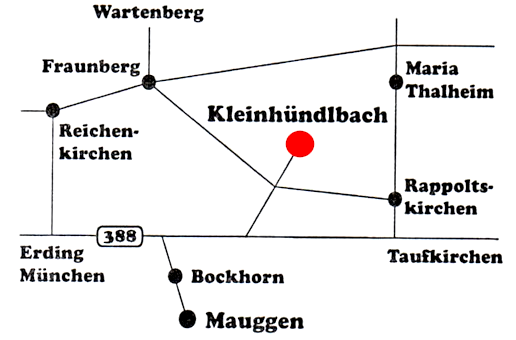Karte zur Schreinerei Zirnbauer